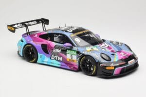 Porsche 911 992 GT3 R Team WRT #9 T. Heinemann DTM 2023 Minichamps 1:18 113236309 Metalas - nuotrauka 6 iš 8