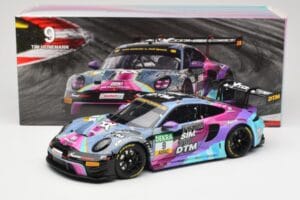 Porsche 911 992 GT3 R Team WRT #9 T. Heinemann DTM 2023 Minichamps 1:18 113236309 Metalas - nuotrauka 8 iš 8