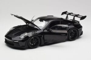 Porsche 911 992 GT3 RS Juodas & Juodi Ratai Concept Minichamps 1:18 911992003 Metalas - nuotrauka 2 iš 8