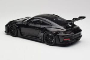 Porsche 911 992 GT3 RS Juodas & Juodi Ratai Concept Minichamps 1:18 911992003 Metalas - nuotrauka 7 iš 8