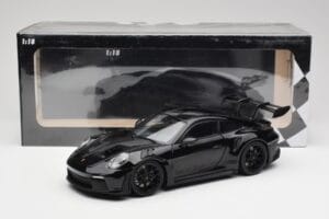 Porsche 911 992 GT3 RS Juodas & Juodi Ratai Concept Minichamps 1:18 911992003 Metalas - nuotrauka 8 iš 8