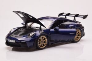 Porsche 911 992 GT3 RS Gentian Mėlynas Metalinis Norev 1:18 187363 Metalas - nuotrauka 2 iš 8