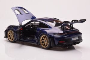 Porsche 911 992 GT3 RS Gentian Mėlynas Metalinis Norev 1:18 187363 Metalas - nuotrauka 5 iš 8