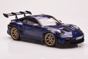 Porsche 911 992 GT3 RS Gentian Mėlynas Metalinis Norev 1:18 187363 Metalas - nuotrauka 6 iš 8