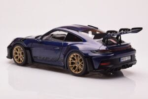 Porsche 911 992 GT3 RS Gentian Mėlynas Metalinis Norev 1:18 187363 Metalas - nuotrauka 7 iš 8