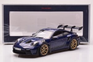 Porsche 911 992 GT3 RS Gentian Mėlynas Metalinis Norev 1:18 187363 Metalas - nuotrauka 8 iš 8