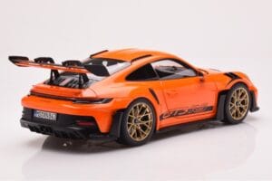 Porsche 911 992 GT3 RS Gulf Oranžinis Norev 1:18 187360 Metalas - nuotrauka 3 iš 8