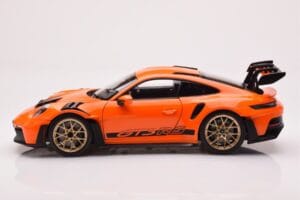 Porsche 911 992 GT3 RS Gulf Oranžinis Norev 1:18 187360 Metalas - nuotrauka 4 iš 8