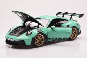 Porsche 911 992 GT3 RS Mint Žalias Norev 1:18 187362 Metalas - nuotrauka 2 iš 8