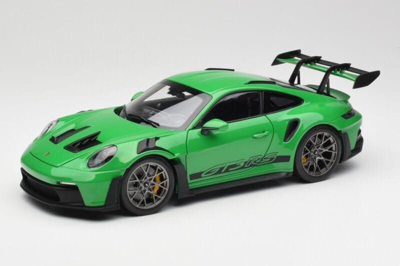 Porsche 911 992 GT3 RS Python Žalias Norev 1:18 WAP0212820RGT3 Metalas