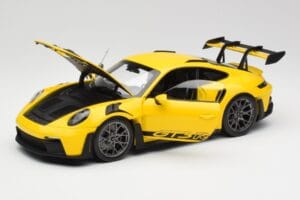 Porsche 911 992 GT3 RS Racing Geltonas Norev 1:18 WAP0212810RGT3 Metalas - nuotrauka 2 iš 8