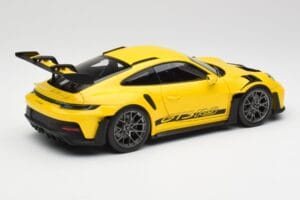 Porsche 911 992 GT3 RS Racing Geltonas Norev 1:18 WAP0212810RGT3 Metalas - nuotrauka 3 iš 8