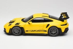 Porsche 911 992 GT3 RS Racing Geltonas Norev 1:18 WAP0212810RGT3 Metalas - nuotrauka 4 iš 8