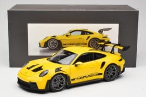 Porsche 911 992 GT3 RS Racing Geltonas Norev 1:18 WAP0212810RGT3 Metalas - nuotrauka 8 iš 8