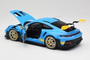 Porsche 911 992 GT3 RS Shark Mėlynas & Geltonas Decor Concept Minichamps 1:18 911992001 Metalas - nuotrauka 5 iš 8
