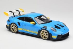 Porsche 911 992 GT3 RS Shark Mėlynas & Geltonas Decor Concept Minichamps 1:18 911992001 Metalas - nuotrauka 6 iš 8