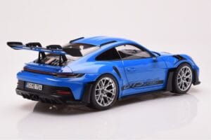 Porsche 911 992 GT3 RS Sharkblue Norev 1:18 187358 Metalas - nuotrauka 3 iš 8