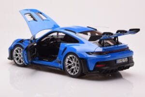 Porsche 911 992 GT3 RS Sharkblue Norev 1:18 187358 Metalas - nuotrauka 5 iš 8