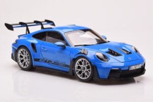 Porsche 911 992 GT3 RS Sharkblue Norev 1:18 187358 Metalas - nuotrauka 6 iš 8