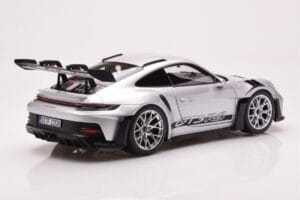 Porsche 911 992 GT3 RS Sidabrinis Metalinis Norev 1:18 187357 Metalas - nuotrauka 3 iš 8