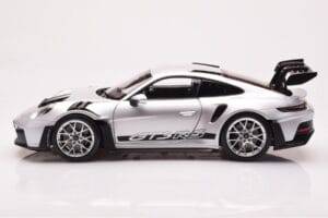Porsche 911 992 GT3 RS Sidabrinis Metalinis Norev 1:18 187357 Metalas - nuotrauka 4 iš 8