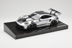 Porsche 911 992 GT3 RS Sidabras Weissach Package Minichamps 1:18 110062020 Metalas - nuotrauka 2 iš 8