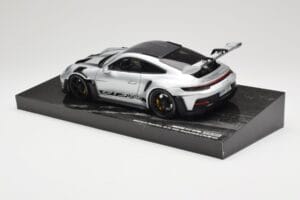 Porsche 911 992 GT3 RS Sidabras Weissach Package Minichamps 1:18 110062020 Metalas - nuotrauka 7 iš 8
