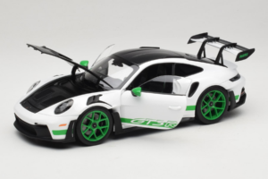 Porsche 911 992 GT3 RS Tribute to Carrera RS White Python Green Norev 1:18 187372 Metalas - nuotrauka 2 iš 8
