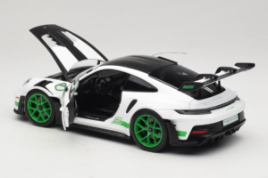 Porsche 911 992 GT3 RS Tribute to Carrera RS White Python Green Norev 1:18 187372 Metalas - nuotrauka 5 iš 8