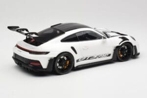 Porsche 911 992 GT3 RS Baltas & Juodi Ratai Minichamps 1:18 155062230 Metalas - nuotrauka 2 iš 6