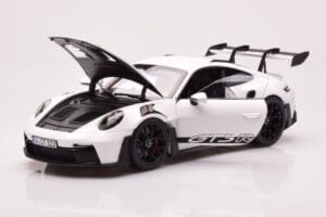 Porsche 911 992 GT3 RS Baltas Norev 1:18 187361 Metalas - nuotrauka 2 iš 8