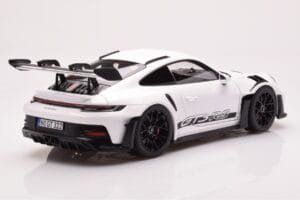 Porsche 911 992 GT3 RS Baltas Norev 1:18 187361 Metalas - nuotrauka 3 iš 8