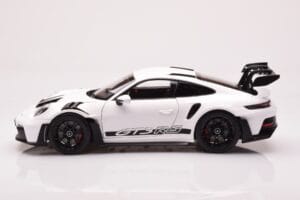 Porsche 911 992 GT3 RS Baltas Norev 1:18 187361 Metalas - nuotrauka 4 iš 8