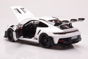 Porsche 911 992 GT3 RS Baltas Norev 1:18 187361 Metalas - nuotrauka 5 iš 8