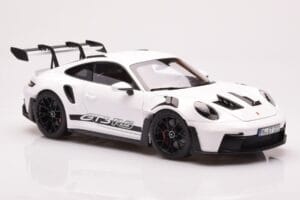 Porsche 911 992 GT3 RS Baltas Norev 1:18 187361 Metalas - nuotrauka 6 iš 8