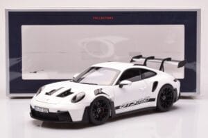 Porsche 911 992 GT3 RS Baltas Norev 1:18 187361 Metalas - nuotrauka 8 iš 8