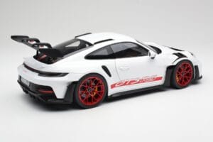 Porsche 911 992 GT3 RS Baltas & Pyro Raudonas Norev 1:12 127530 Metalas - nuotrauka 2 iš 6