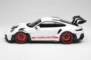 Porsche 911 992 GT3 RS Baltas & Pyro Raudonas Norev 1:12 127530 Metalas - nuotrauka 3 iš 6