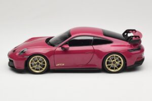 Porsche 911 992 GT3 Ruby Star Neo Norev 1:18 187381 Metalas - nuotrauka 4 iš 8