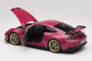 Porsche 911 992 GT3 Ruby Star Neo Norev 1:18 187381 Metalas - nuotrauka 5 iš 8