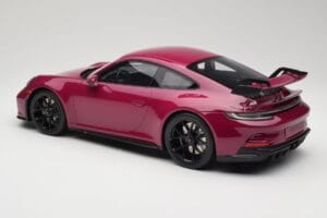 Porsche 911 992 GT3 Ruby Star Neo Red GT Spirit 1:12 GT536 Derva - nuotrauka 5 iš 6