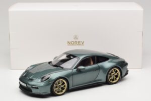 Porsche 911 992 GT3 Touring Package Malachite Green Metallic Norev 1:18 187382 Metalas - nuotrauka 8 iš 8
