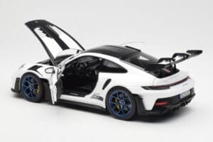 Porsche 911 992 GT3 Weissach Package Baltas & Indigo Mėlynas Norev 1:18 187353 Metalas - nuotrauka 5 iš 8