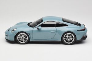 Porsche 911 992 S/T Meissen Blue Norev 1:18 187470 Metalas - nuotrauka 4 iš 8