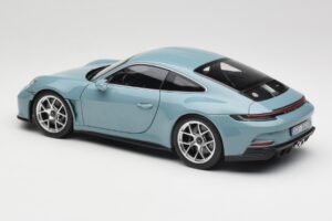Porsche 911 992 S/T Meissen Blue Norev 1:18 187470 Metalas - nuotrauka 7 iš 8