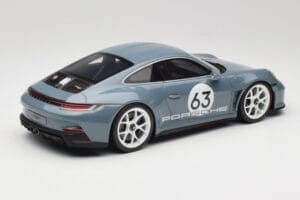 Porsche 911 992 ST Gentian Blue Metallic GT Spirit 1:18 GT491 Derva - nuotrauka 2 iš 6