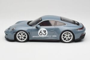 Porsche 911 992 ST Gentian Blue Metallic GT Spirit 1:18 GT491 Derva - nuotrauka 3 iš 6