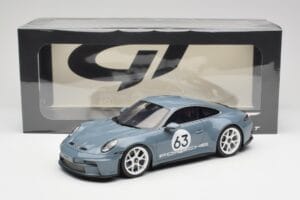 Porsche 911 992 ST Gentian Blue Metallic GT Spirit 1:18 GT491 Derva - nuotrauka 6 iš 6