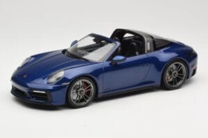 Porsche 911 992 Targa 4 GTS Blue Metallic Minichamps 1:18 155061060 Metalas
