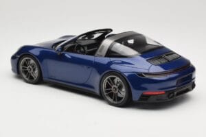Porsche 911 992 Targa 4 GTS Blue Metallic Minichamps 1:18 155061060 Metalas - nuotrauka 5 iš 6